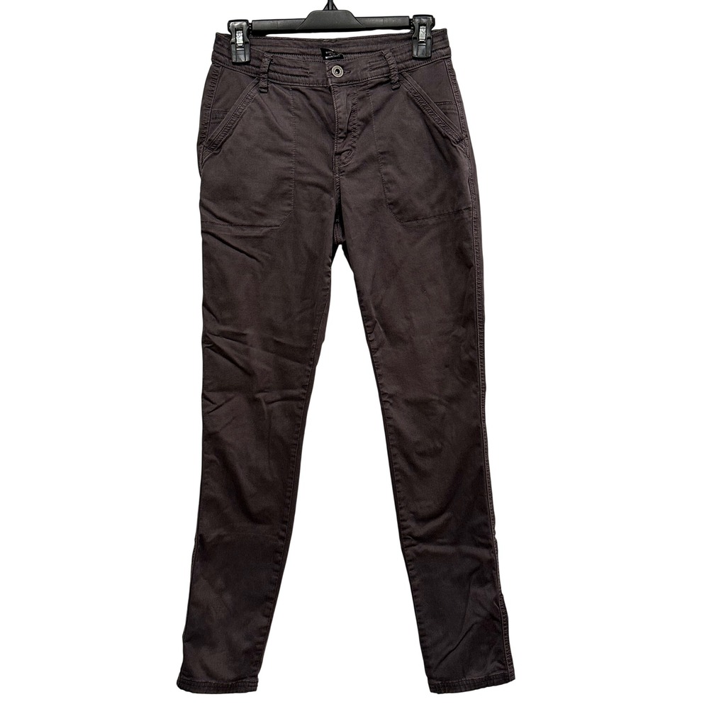 Kuhl Womens Gray Hiking Pants Size 4 Regular Cotton Blend Stretch Outdoor 478